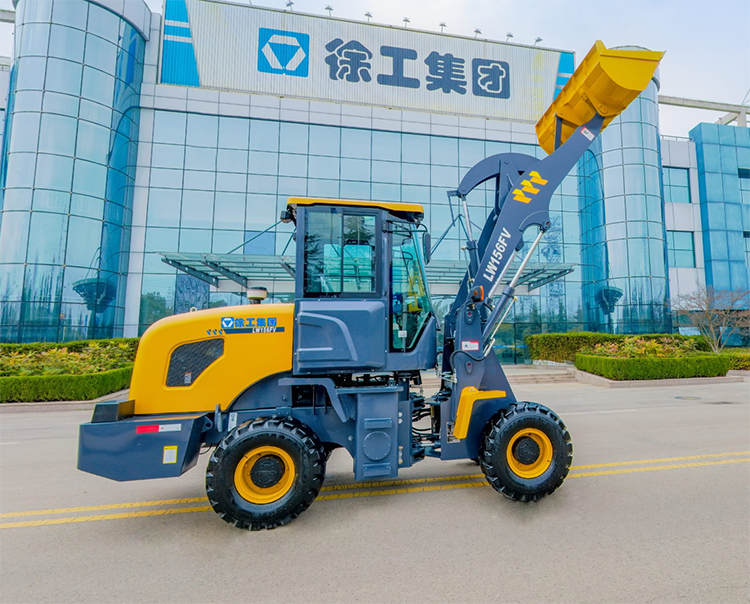 XCMG Official Small Front Loader 1 ton Chinese mini articulated wheel loader LW156FV for sale